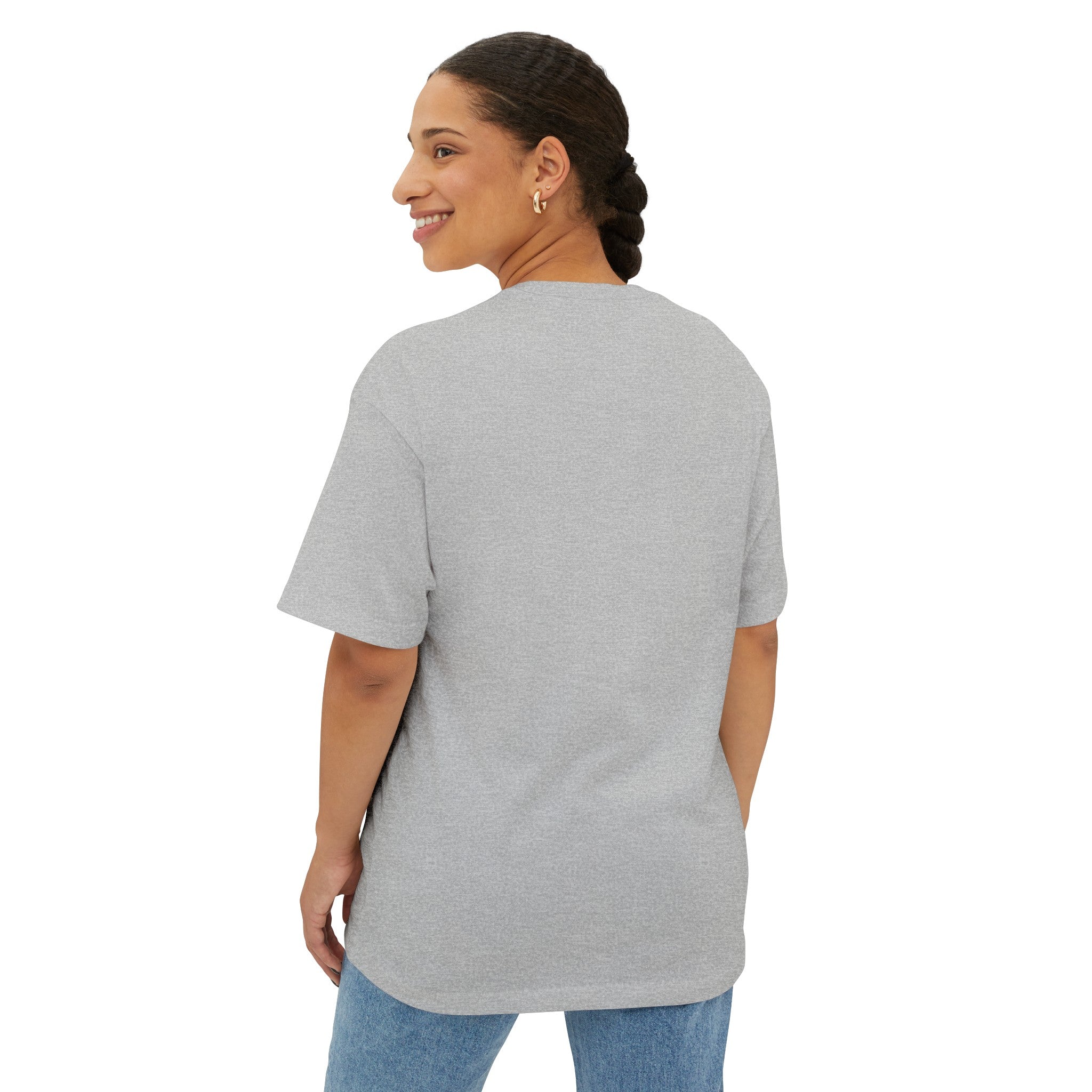 &quot;Learning happens everywhere.&quot; Unisex Oversized Boxy Tee