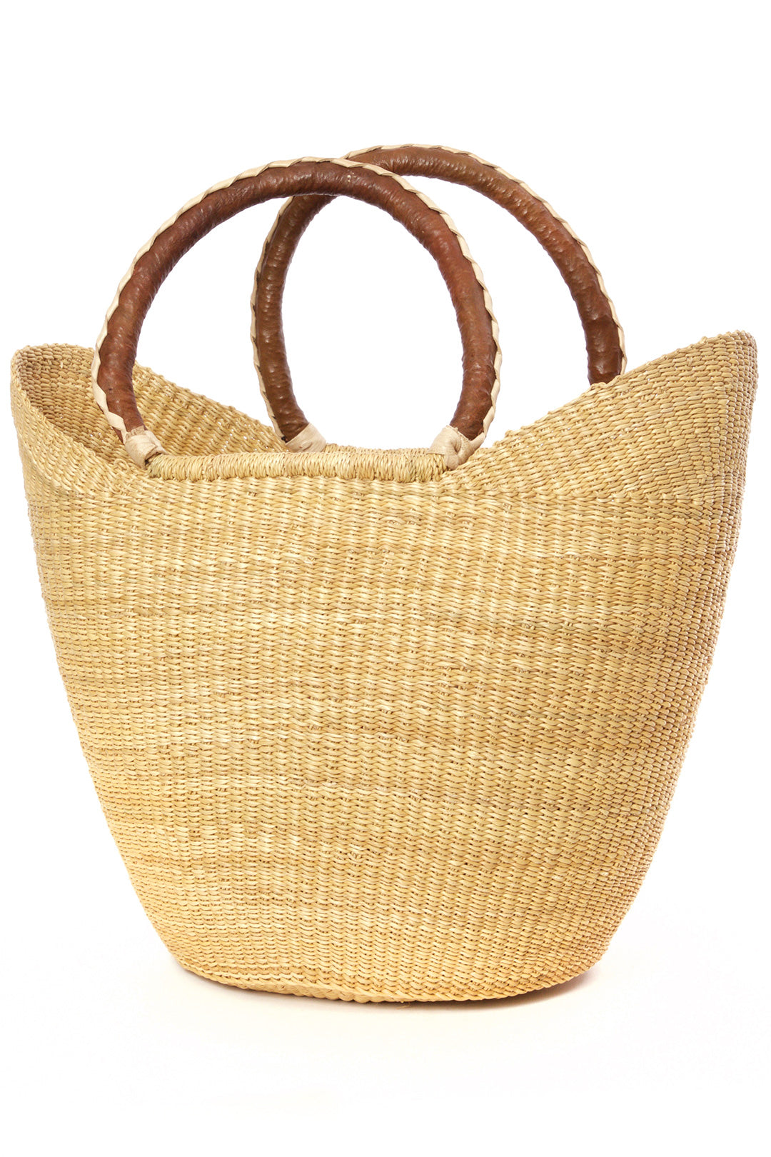 Braided Brown Handles Basket