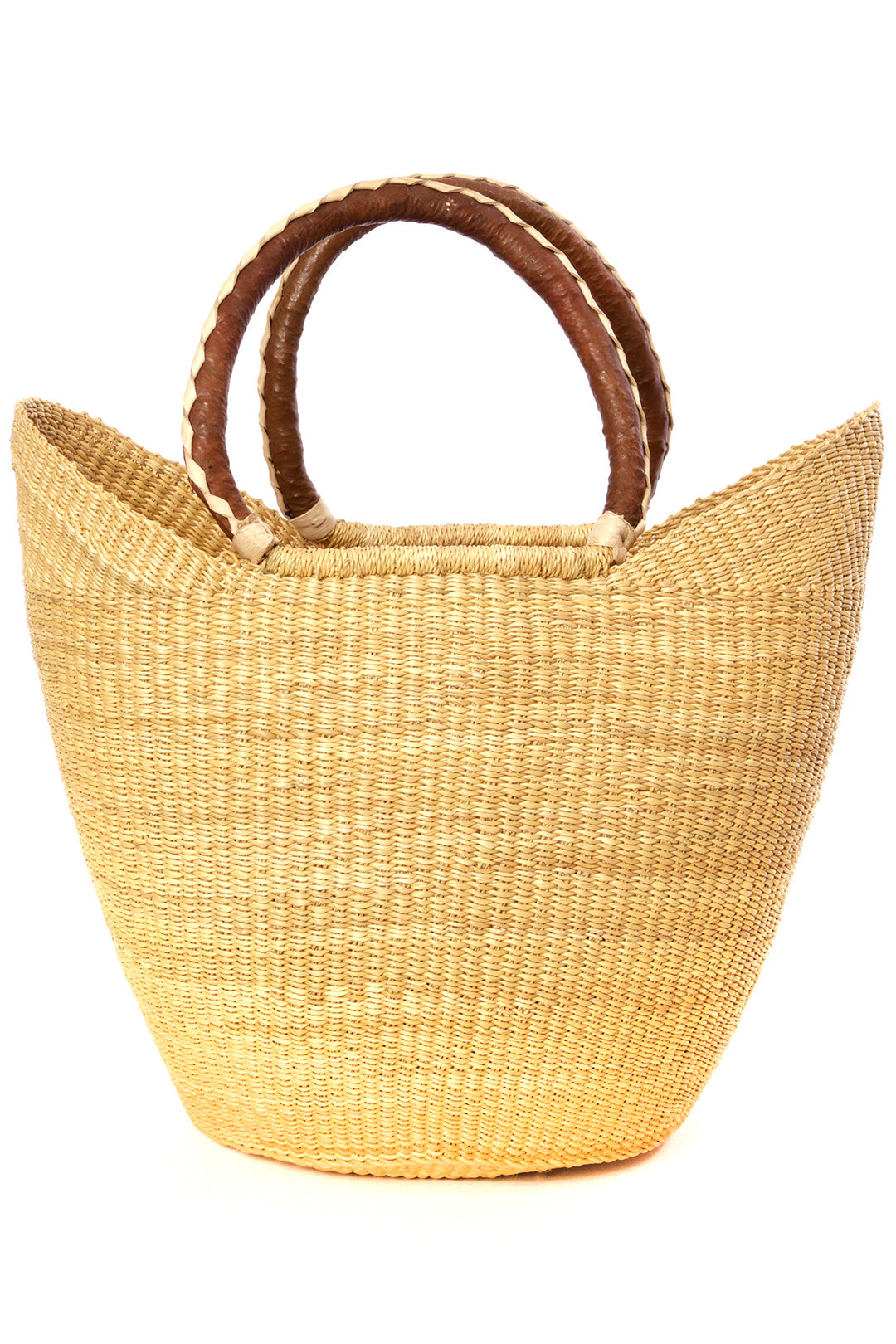 Braided Brown Handles Basket